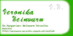 veronika weinwurm business card